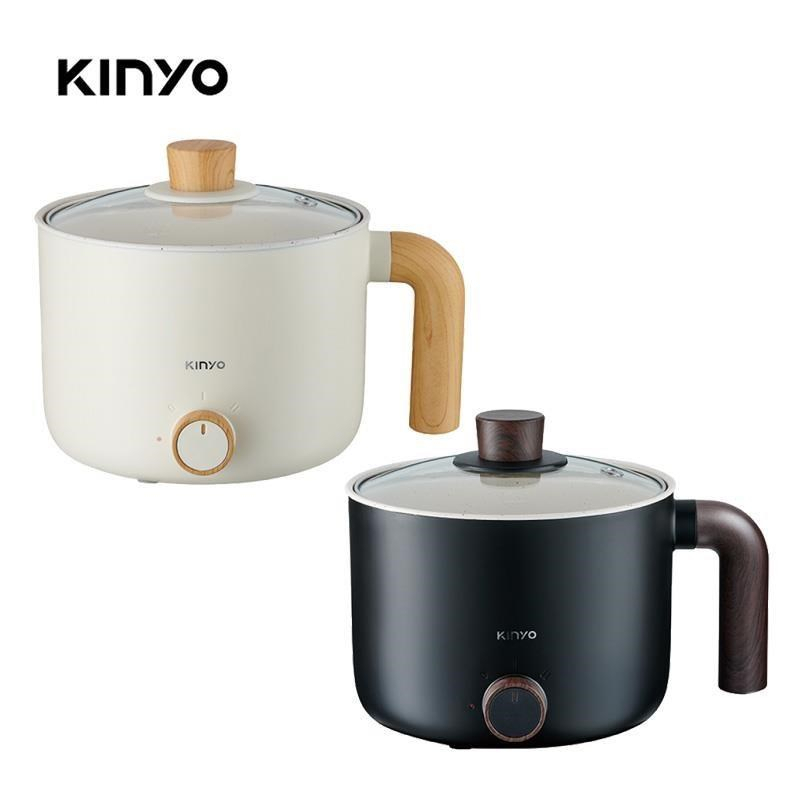 【KINYO】多功能陶瓷美食鍋 (FP-0876) 電煮鍋 快煮鍋 火鍋 泡麵鍋 電鍋 空姐鍋 交換禮物