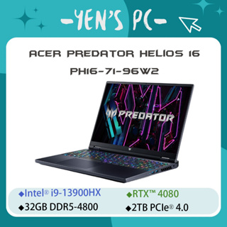 YEN選PC ACER 宏碁 Predator Helios 16 PH16-71-96W2