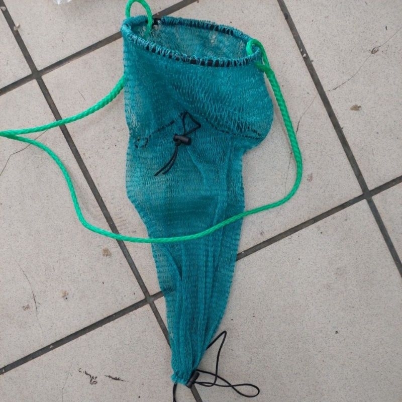 《漢國釣具》豐收 潛水網（1.5尺網口直徑16公分／2尺網口18公分）淺水袋，潛水袋，裝魚網，漁獲網，網子