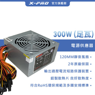 【X-PRO】原廠出貨 (2年保固) 300W(足瓦)電源供應器 GPB300S