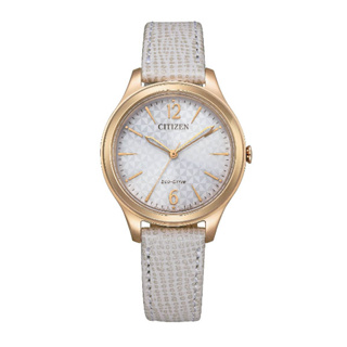 CITIZEN 星辰錶 簡約數字皮帶腕錶 EM0509-10A