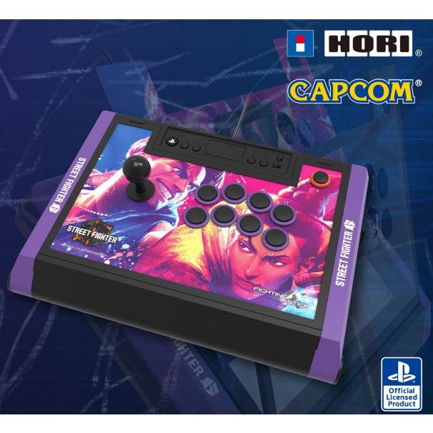 【艾達電玩】全新現貨 HORI PS5 Street Fighter6 α格鬥大搖桿 (SPF-033A)