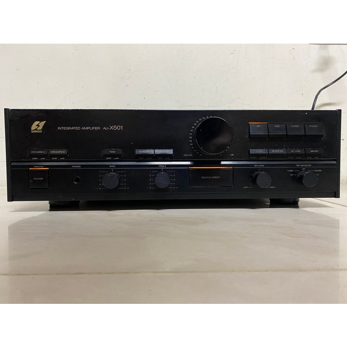 經典放音樂的好聲音~山水 SANSUI X AU501 立體/綜合擴大機 可接黑膠 110-240V 日本製造