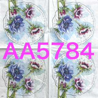 波弟彩繪拼貼/木器彩繪/蝶古巴特餐巾紙/AA5784美麗花花