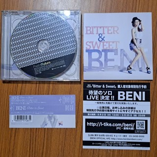 BENI (安良城紅) Bitter & Sweet 日版初回限定盤CD+DVD 儲存良好