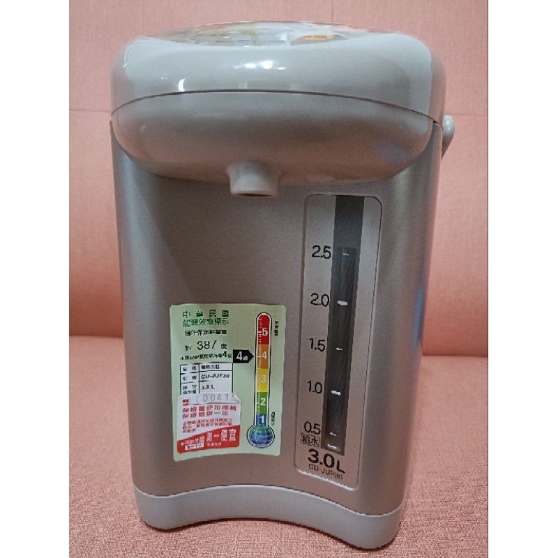 二手象印三段定溫熱水瓶型號CD-JUF30（限面交）