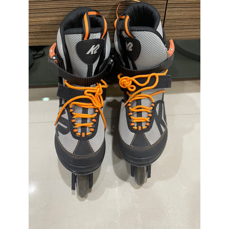 ROLLERBLADE 可調式 球鞋型直排輪 勁速袋直排輪溜冰鞋可調整尺寸大小22-25.5公分，含全套護具