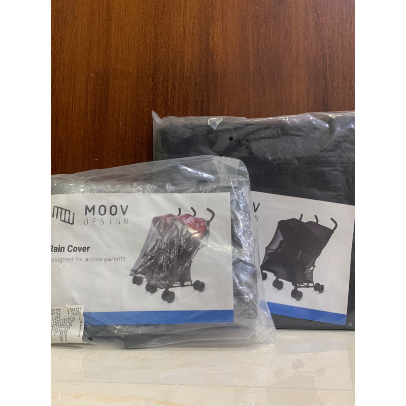 Moov design雙人嬰兒推車蚊帳雨罩