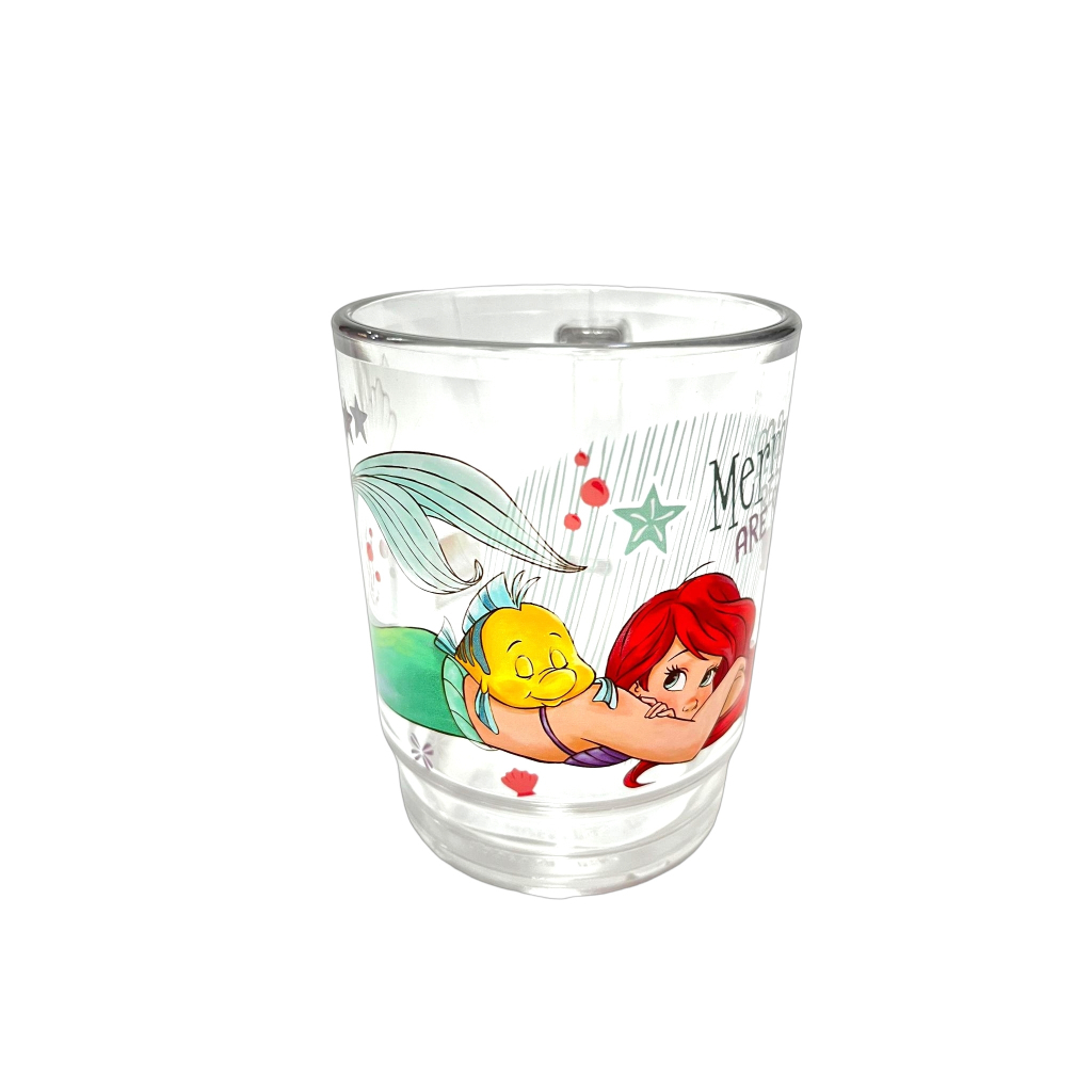 正版🎀迪士尼公主系列 小美人魚 壓克力水杯 漱口杯 水杯 塑膠水杯