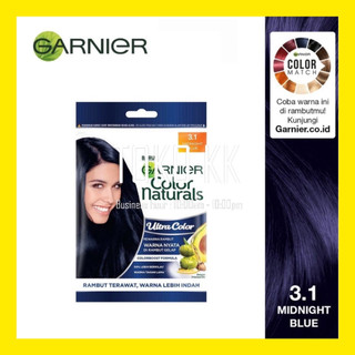 Garnier Color semir rambut pewarna KBT89 MIDNIGHT BLUE
