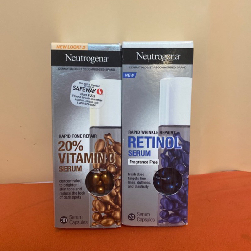 現貨速出☑️Dr. Grace愛用新品⭐️Neutrogena露得清20%維他命C亮白精華膠囊 30入