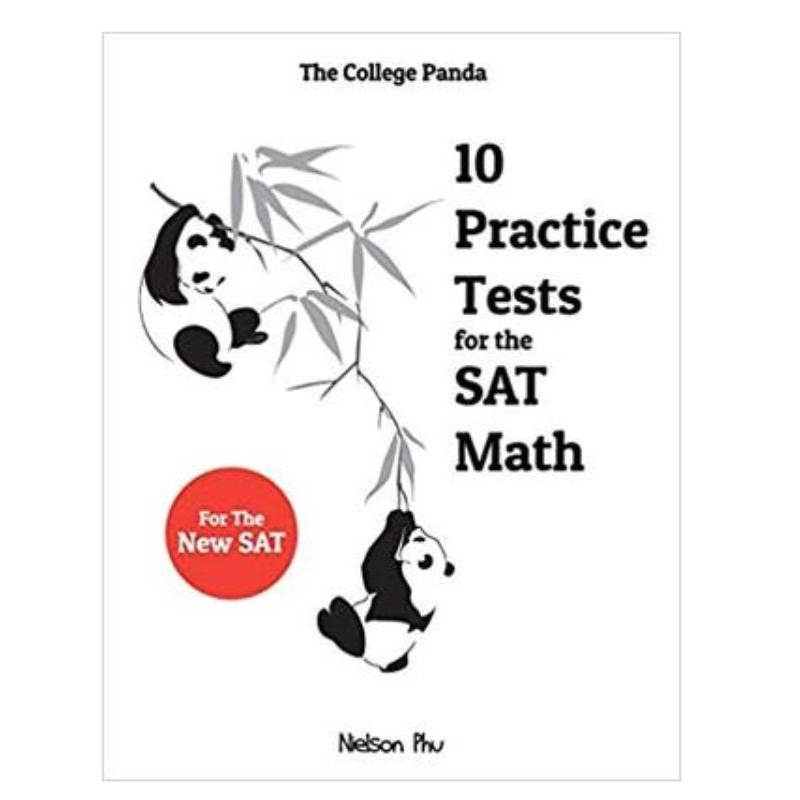 現貨The College Panda's 10 Practice Tests for the New SAT Math