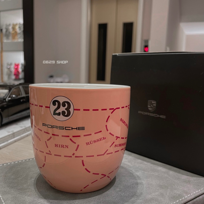 PORSCHE 保時捷 周邊 原廠馬克杯 《全新品》粉紅豬系列 陶瓷杯 《0629 SHOP》