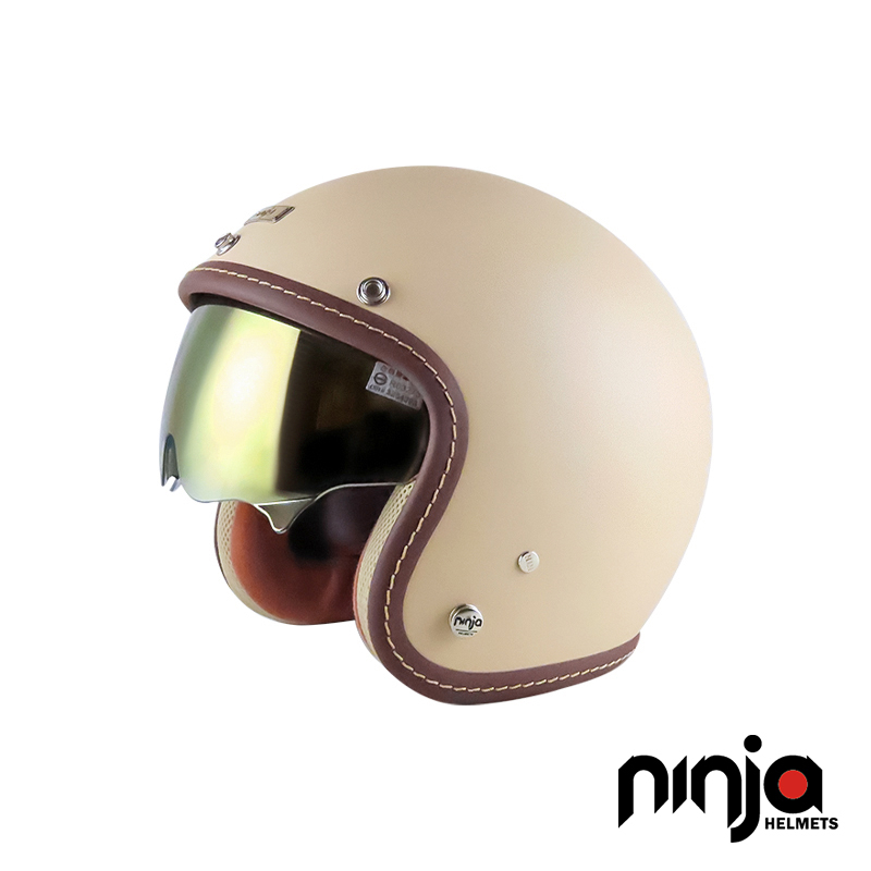 【ninja華泰安全帽】(非涼感)醺砂墨鏡騎士帽/806A+/806S A+