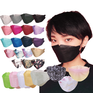 OZ 韓版 4D口罩 立體口罩 kf94 口罩 獨立包裝口罩 黑口罩 黑色口罩 防塵口罩 魚型口罩【M0026】