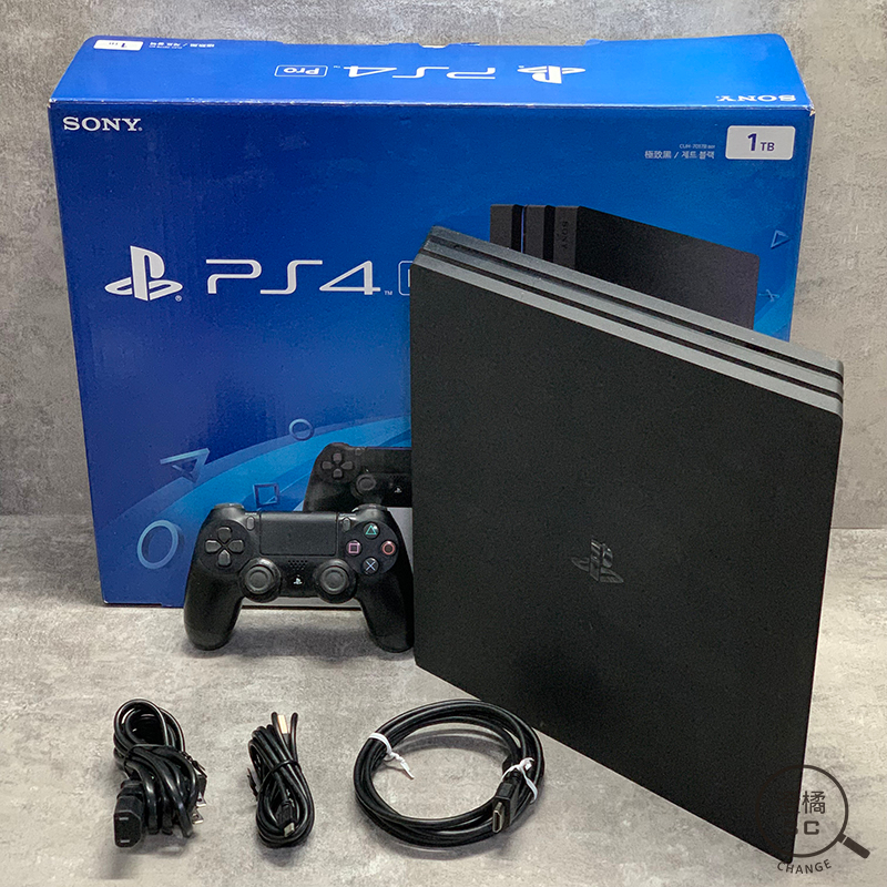 『澄橘』SONY PS4 PRO 1TB CUH-7017B 電玩 遊戲 主機 黑 二手 中古《歡迎折抵》A61765