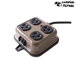 ADAMOUTDOOR 金屬4座延長線 2M 露營/戶外/居家用品 臺灣現貨 campingflying 想露飛飛