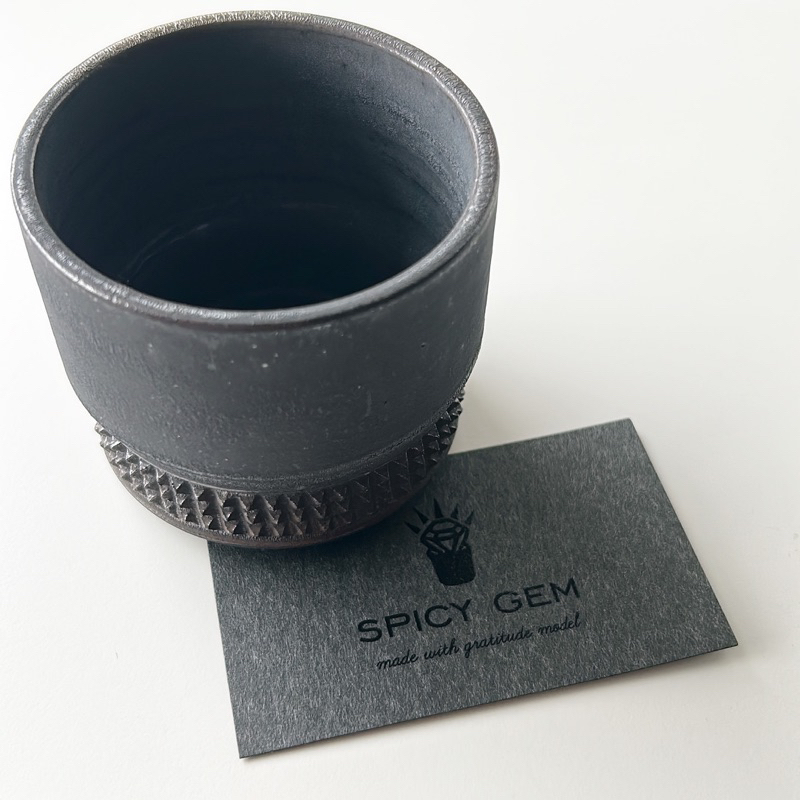 spicy gem 鶴仙園 Studs narrow cylinder