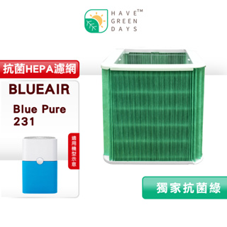 綠綠好日 適用 Blueair Blue Pure 231 15 坪 清淨機 濾心 抗菌 HEPA 濾芯 濾網 211+