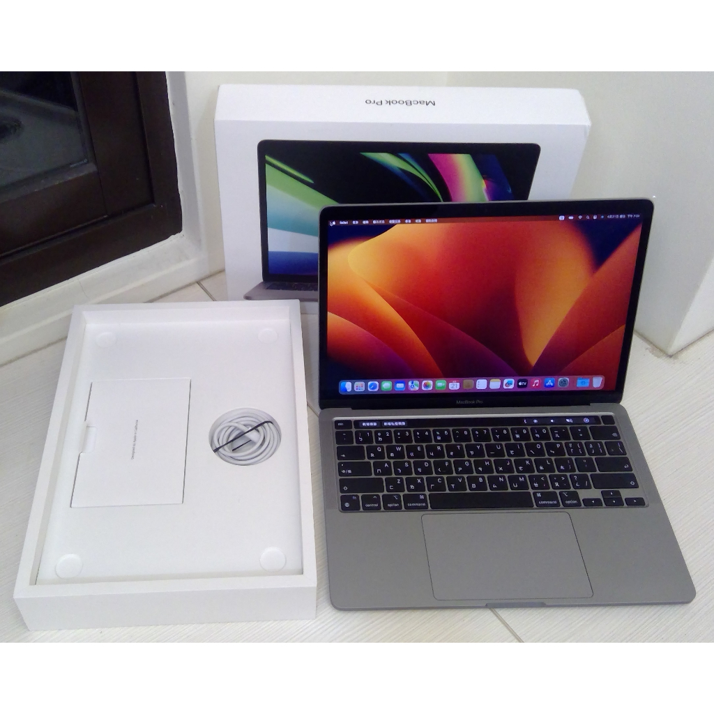 大容量2T MacBook Pro 13吋 TB A2338 CPU:M1 8G SSD:2T 擴容機 二手良品蘋果筆電