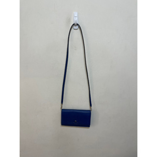 「 二手包 」 Kate Spade 真皮斜背包（藍）184