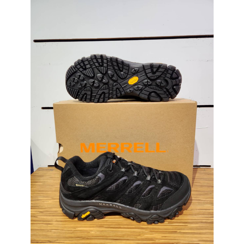 【清大億鴻】MERRELL 男款 防水登山鞋 MOAB 3 GORE-TEX 黑色ML500299