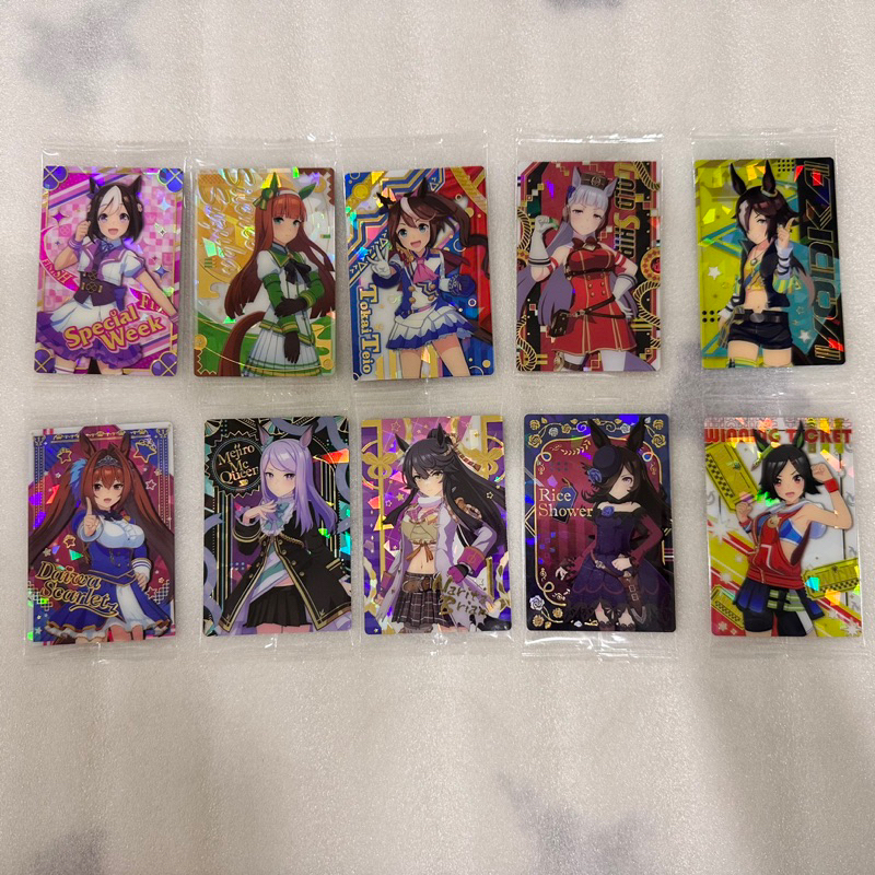 🍭Ruo🍭賽馬娘 勝負服 卡片 1彈 特別週 鈴鹿 東海帝王 黃金船 伏特加 大和赤驥 目白麥昆 成田白仁 米浴 勝利