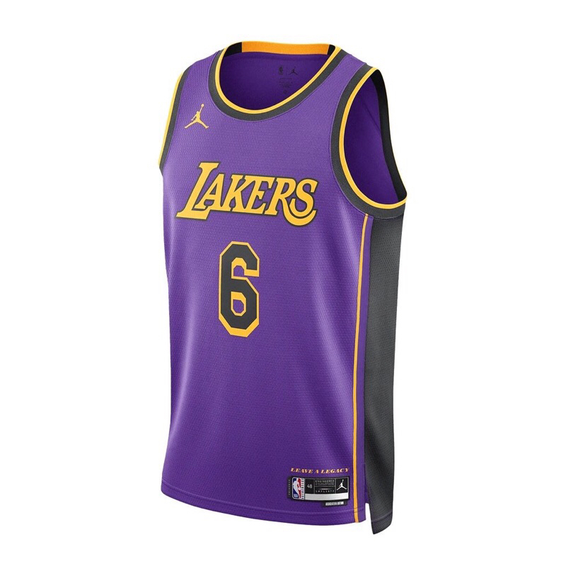 台灣公司貨 NIKE NBA DRY LEBRON JAMES LAKERS 紫色 湖人隊 球衣 DO9530-505