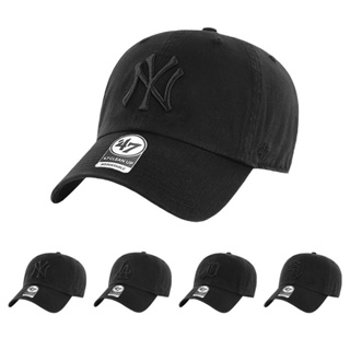 47 Brand MLB 洋基 道奇 老虎 白襪 大標 全黑 刺繡 可調式 老帽