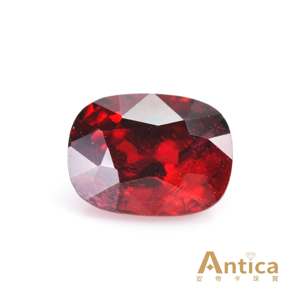 [ANTICA] 尖晶石 1.18克拉 紅色 方枕 緬甸 天然無燒 Spinel 非絕地武士尖晶石（經理推薦）安帝卡珠寶