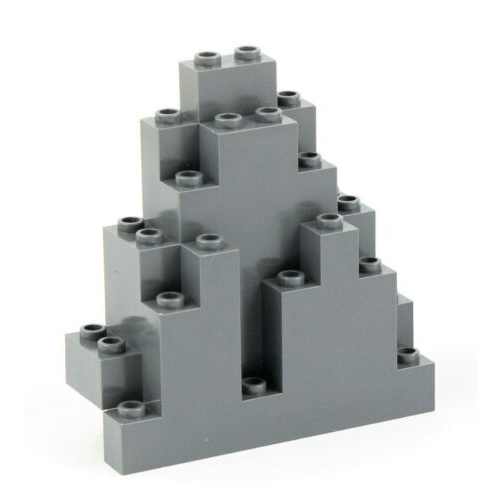 樂高 LEGO 6083 岩壁 山壁 深灰色 官兵海盜 城堡