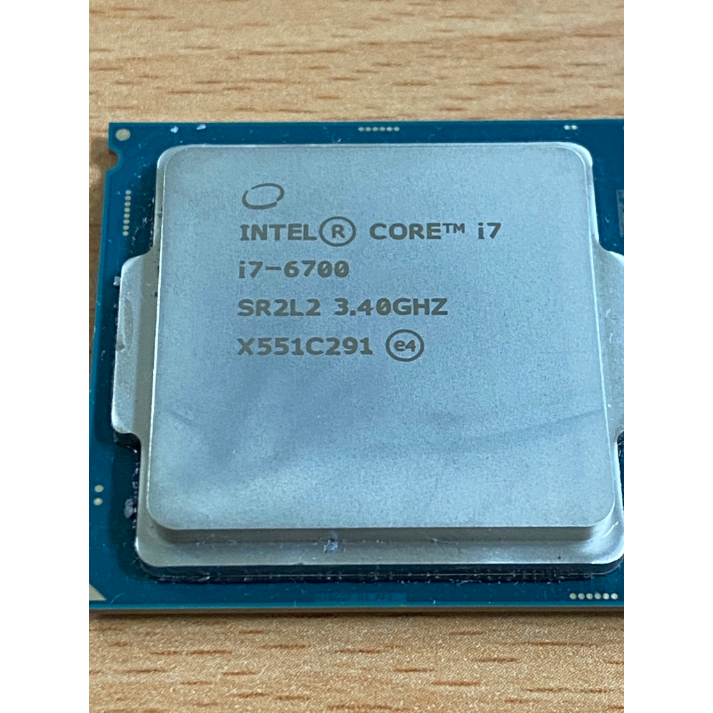 Intel Core i7-6700 3.4GHZ 6代CPU處理器 LGA 1151 腳位