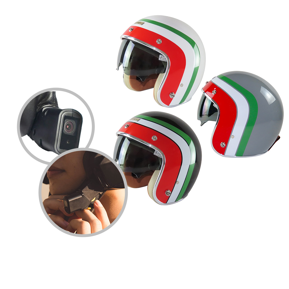IminiDV X4 ninja KK 內建式 安全帽 行車記錄器 墨鏡 騎士帽 義大利風 3/4罩安全帽 內墨鏡