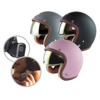 【IminiDV X4 醺砂內墨鏡騎士帽】ninja KK 隱藏式 安全帽 行車記錄器 3/4罩 霧面 內墨鏡