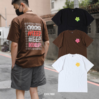 #KEEP FLORAL PACK TEE 三色 剪紙窗花 串標 閃電微笑 Q版 純棉 短T 成人 兒童【KS157】