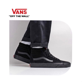 VANs SK8-HI黑武士 高筒 麂皮 黑色帆布鞋 滑板鞋 正品 代購 全黑 男女尺寸