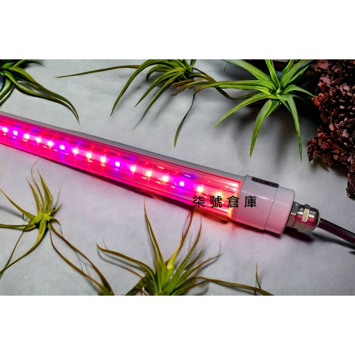 柒號倉庫 即將售完 防水型4尺LED植物燈管 水族燈管 3紅1藍 紫色粉色植物燈  CY-765 一體式生長燈