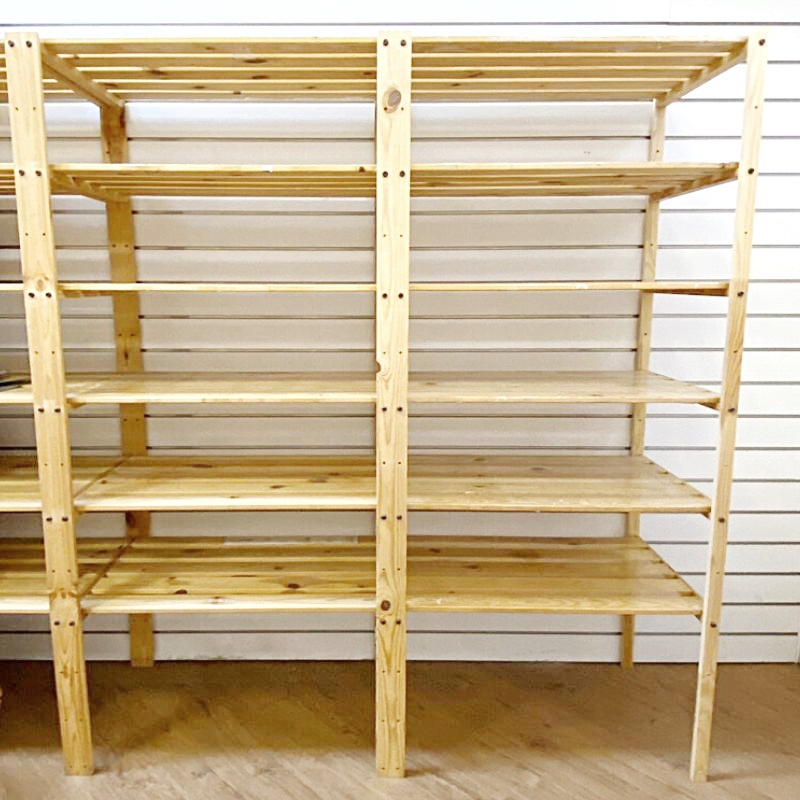 《二手出清》IKEA HEJNE 層板架 立柱 展示層架 1片 層板支架 木板 木條 層板 層板置物架 木層板 松木