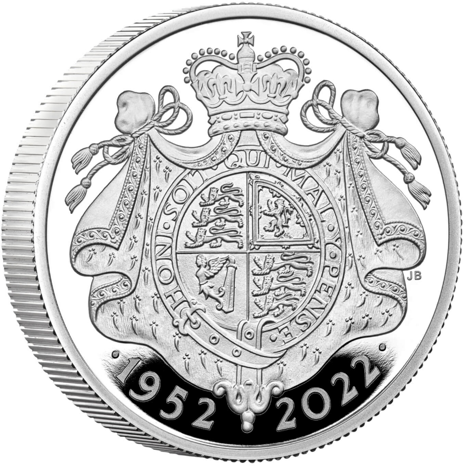 英國女王 白金禧 2盎司 銀幣 限量1000 登基70周年 伊莉莎白二世 紀念幣 收藏紀念品 週年 女王 生日禮物