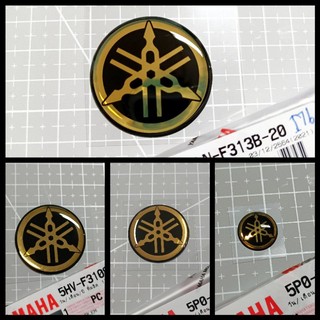 yamaha 金色 原廠貼紙25mm 30mm 40mm 45mm 音叉 勁戰 smax force nmax