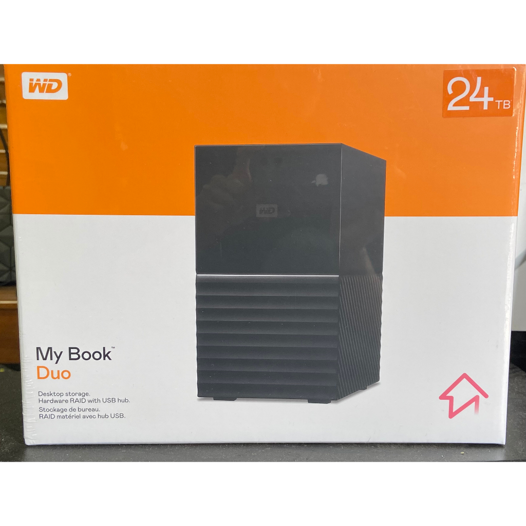 新莊內湖 含稅自取價17900元 WD My Book Duo 24TB(12TBx2) 3.5吋雙硬碟儲存 24T