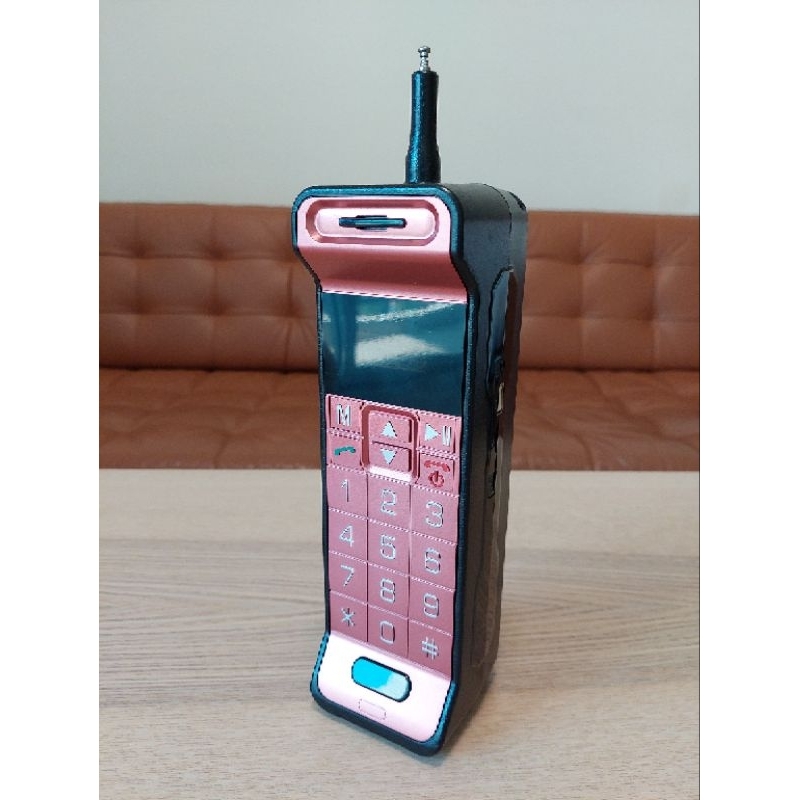 《🔥全新實用好物🔥》KIMISO 復古手機造型 大哥大 黑金剛  藍芽喇叭 FM收音機 KMS-216 USB TF卡