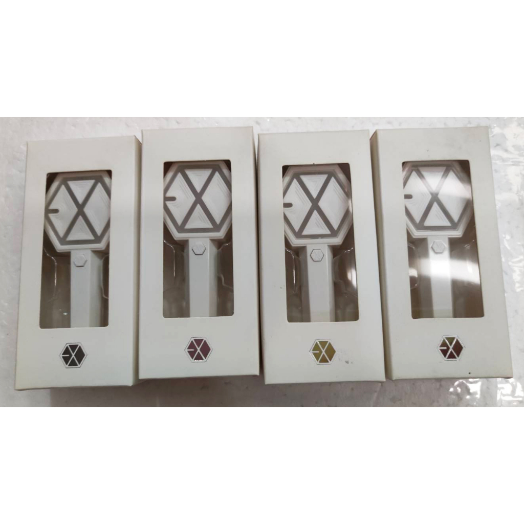 EXO Xiumin Official Mini Keyring (White) Light Stick SM Kpop