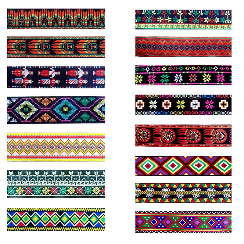 【綺綺愛編織】原住民織帶 圖騰 電腦繡織帶 飾條 提花帶 台灣製造