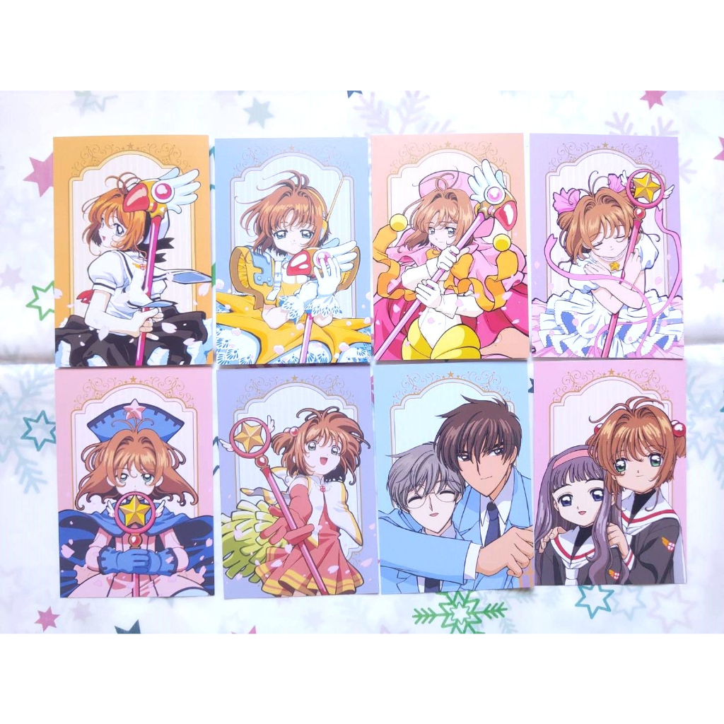 《快閃店》現貨 日版 庫洛魔法使 百變小櫻 丸井 明信片 收藏卡 小櫻 知世 桃矢 雪兔 徽章 蝴蝶結 戰鬥服 限定