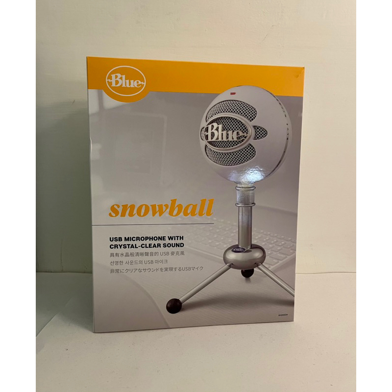 【Blue】Snowball 雪球麥克風 電容式USB麥克風 Podcast 錄音