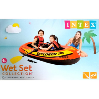 悠遊享芙✨INTEX休閒2人充氣船/游泳/玩水/河邊/海邊/露營釣魚船/橡皮艇