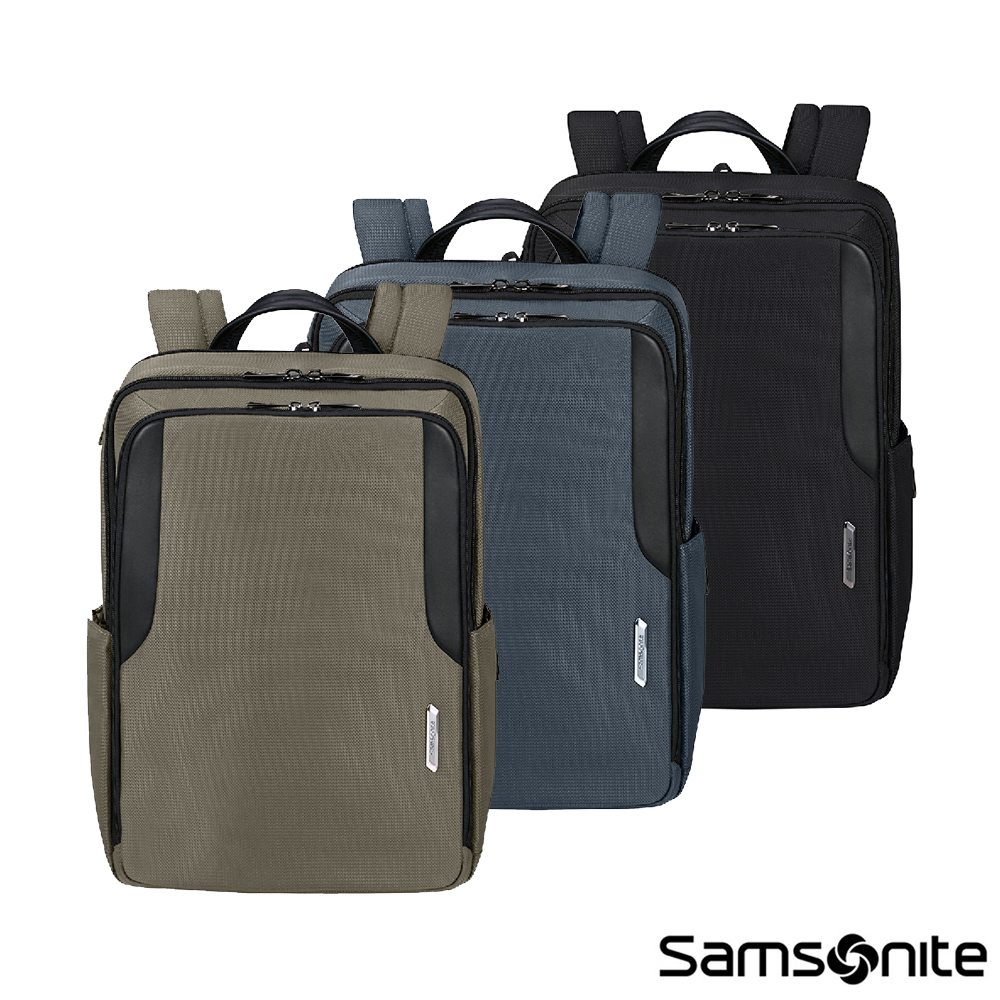 Samsonite新秀麗 筆電後背包/電腦包/雙肩包17.3吋 XBR 2.0 商務多功能環保(黑/藍/綠)