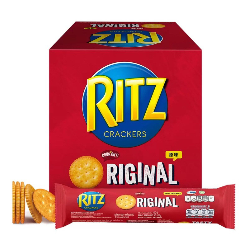 Costco Grocery麗滋 小圓餅乾 100公克 X 16入 Ritz Crackers 100 g X 16 P