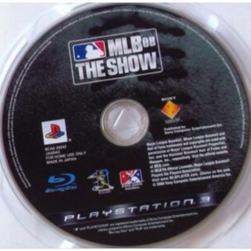PS3遊戲2款_每款售290--美國職棒大聯盟MLB08 THE SHOW美 _ MLB09 THE SHOW / 2手